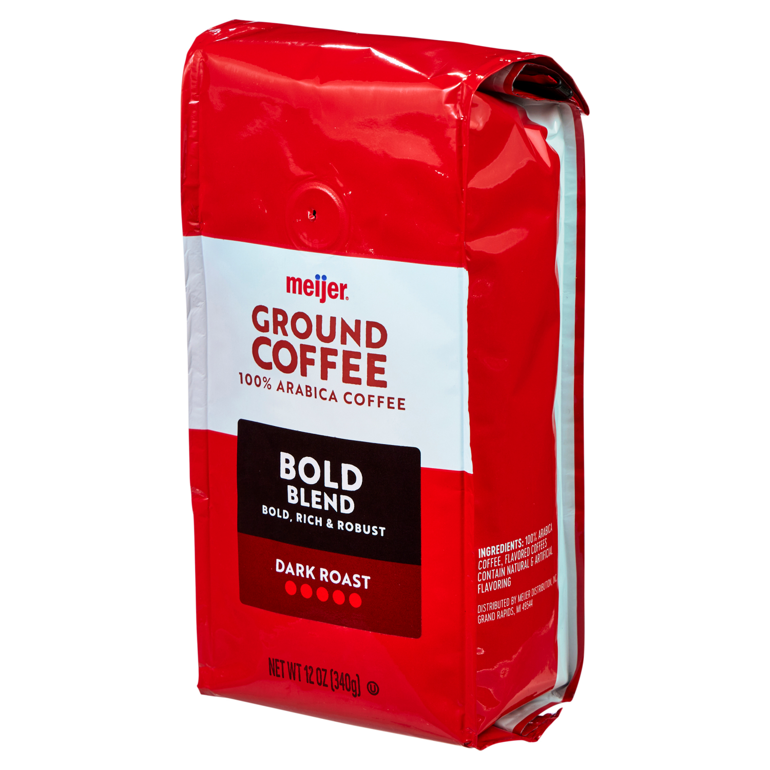 slide 6 of 8, Meijer French Dark Roast Ground Coffee - 12 oz, 12 oz
