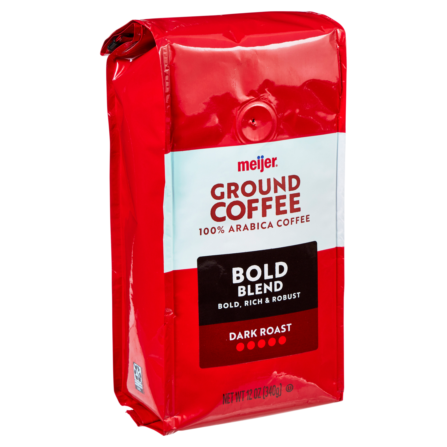 slide 7 of 8, Meijer French Dark Roast Ground Coffee - 12 oz, 12 oz
