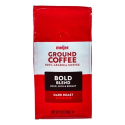 Meijer French Dark Roast Ground Coffee - 12 oz
