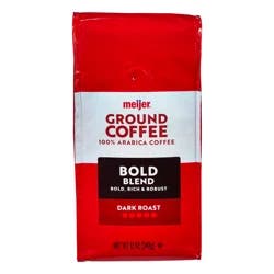 Meijer French Dark Roast Ground Coffee - 12 oz