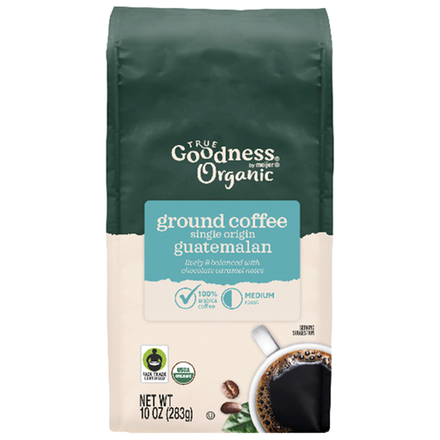 slide 1 of 5, Organic Guatemalan Ground Coffee, 10 Oz, 10 oz