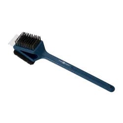 Dual Head Stainless Steel Bristle Brush 14.7in