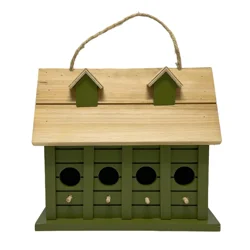 ROOM & RETREAT Meijer Wooden Birding Decor Green