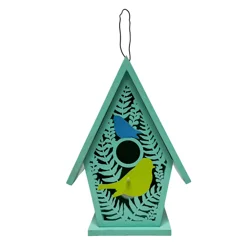ROOM & RETREAT Meijer Wooden Birding Decor Blue