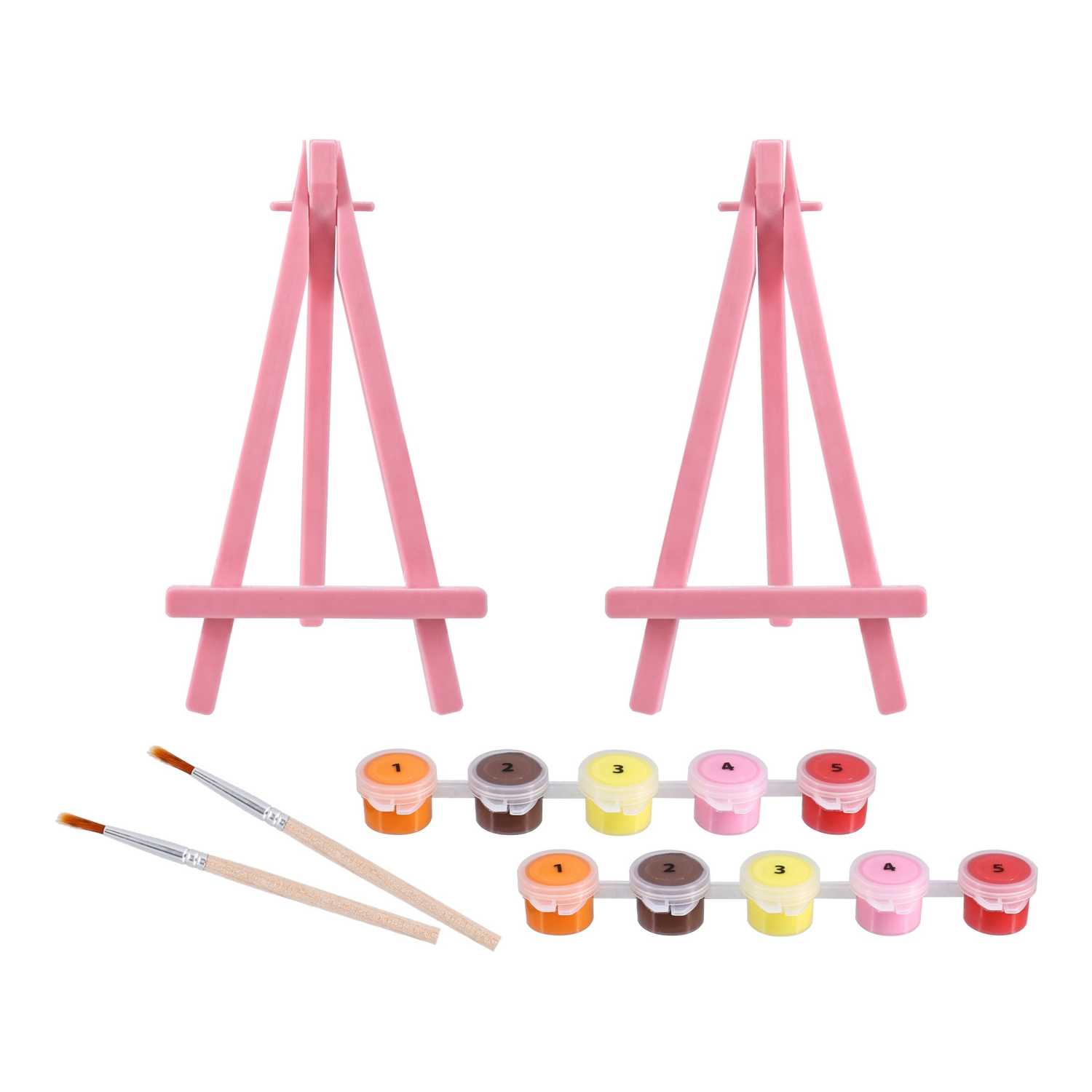 slide 2 of 3, Meijer Corporate Seasonal Valentine's Day Canvas Painting Duo, Dog And Cat, 5 inx7 in