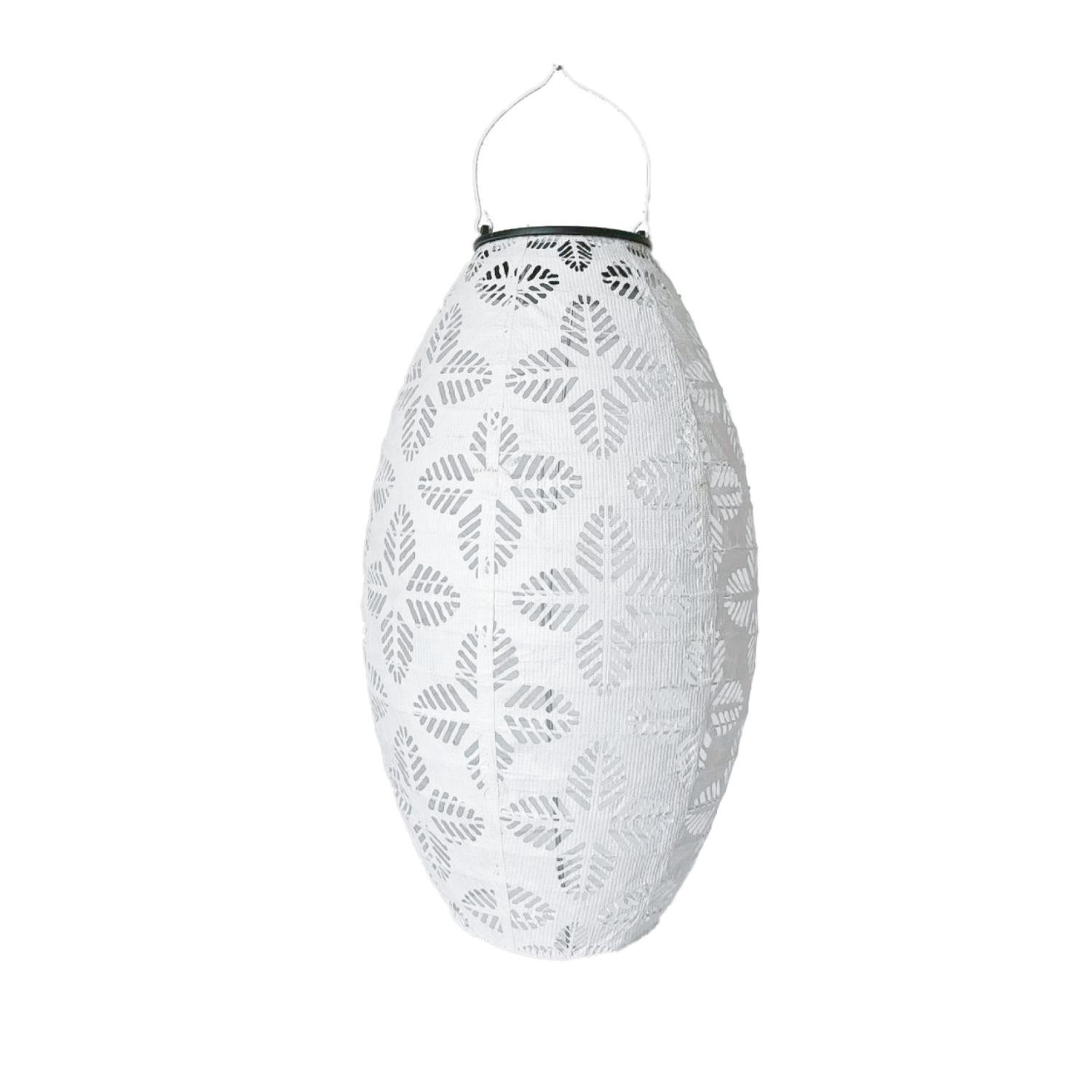 slide 1 of 2, ROOM & RETREAT Rr Tyvek Solar Led Lantern 7.09", 7.09 in dia