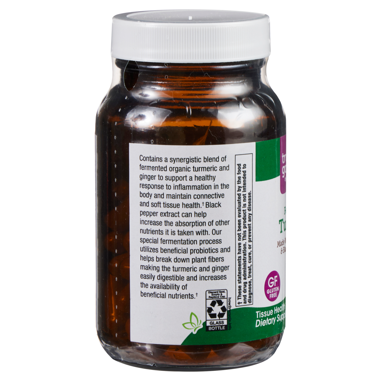 slide 4 of 5, True Goodness Fermented Turmeric, 60 Vegetarian Capsules, 60 ct