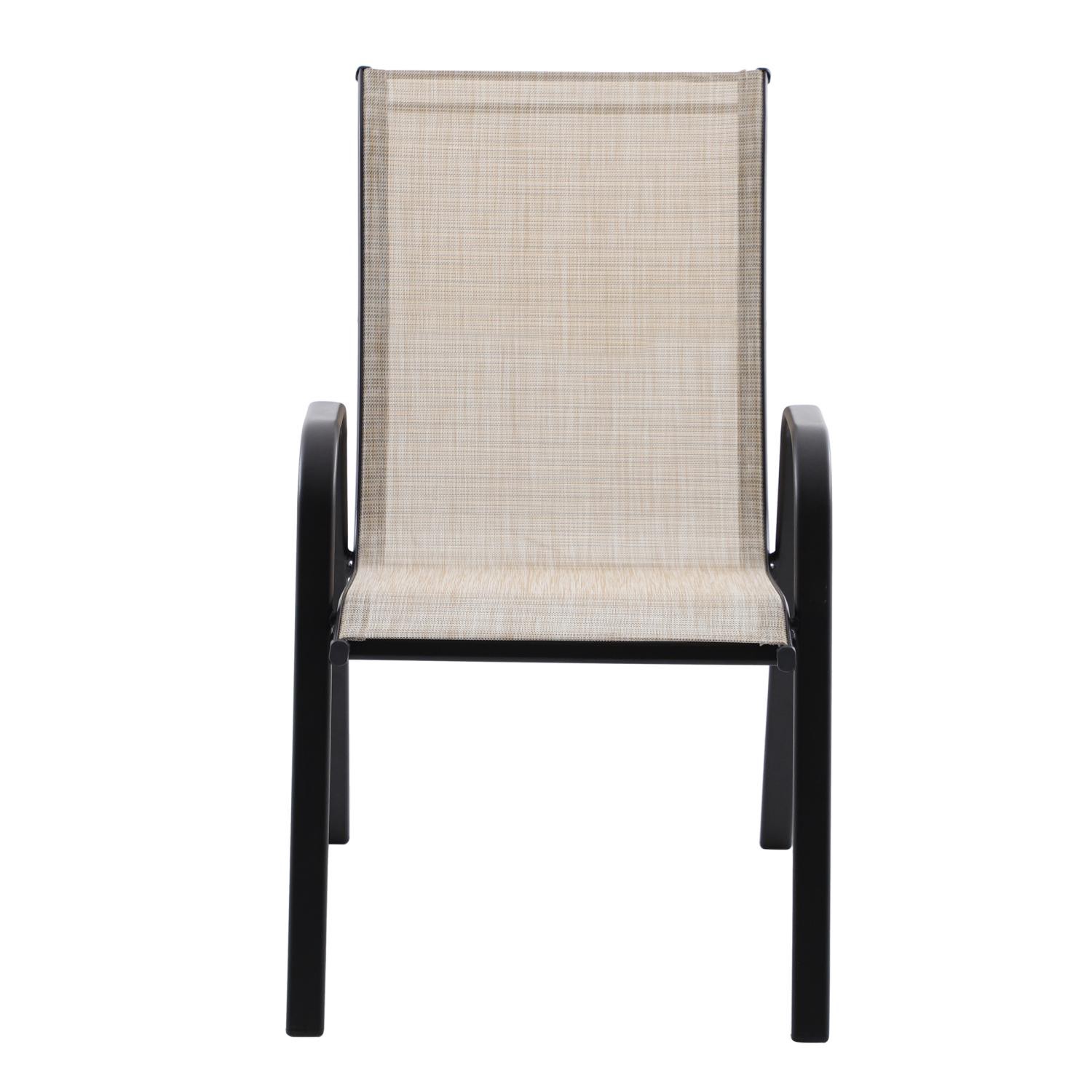 slide 1 of 1, ROOM & RETREAT Rr Tan Sling Stack Chair, 36.61