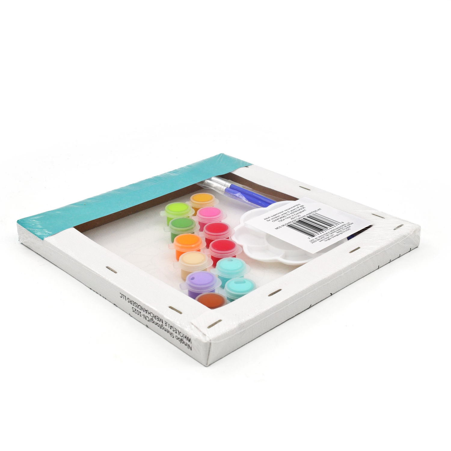 slide 3 of 3, Meijer Corporate Seasonal Easter Mushroom Canvas Painting Kit, 8 In, 1 Ct, 1 ct