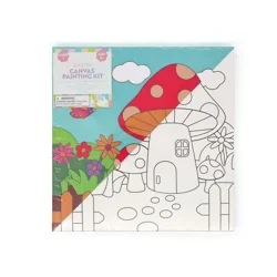 Meijer Corporate Seasonal Easter Mushroom Canvas Painting Kit, 8 In, 1 Ct