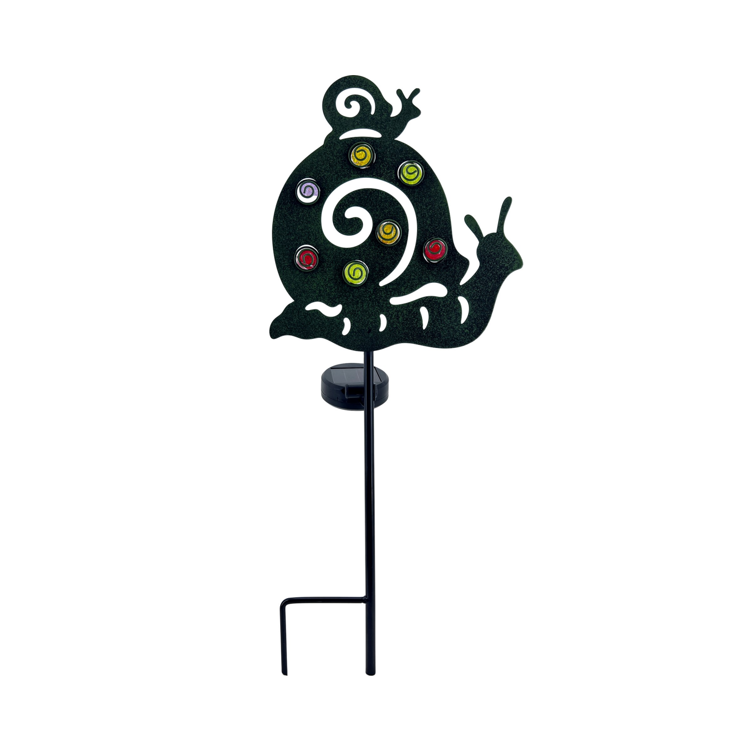 slide 2 of 3, ROOM & RETREAT Rr Solar Butterfly & Snail Yard Stake 2 Ast, 1 ct