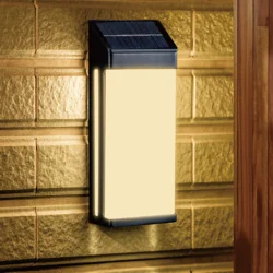 ROOM & RETREAT Solar Frosted Lens Wall Light