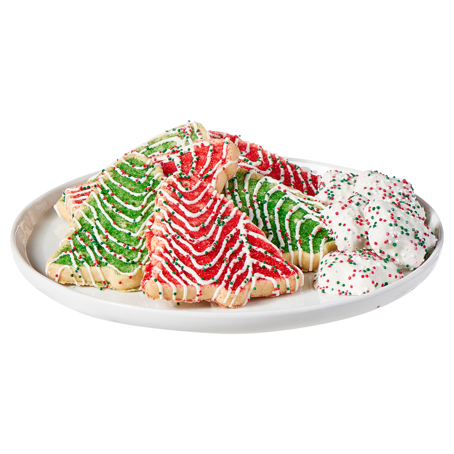 slide 2 of 4, Fresh from Meijer Sugar Cookie Tree Tray, 22.5 oz