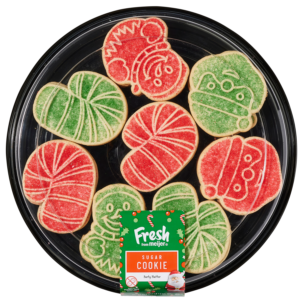 slide 1 of 13, Meijer Sugar Cookie Party Platter, 23.5 oz., 23.5 oz