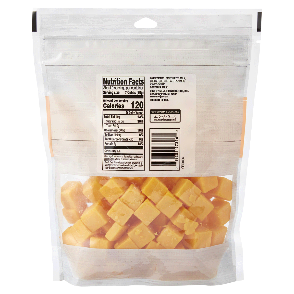 Fresh from Meijer Mild Cheddar Cheese Cubes, 10 oz 10 oz Shipt