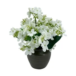 ROOM & RETREAT Rr Faux Floral Arrangement White