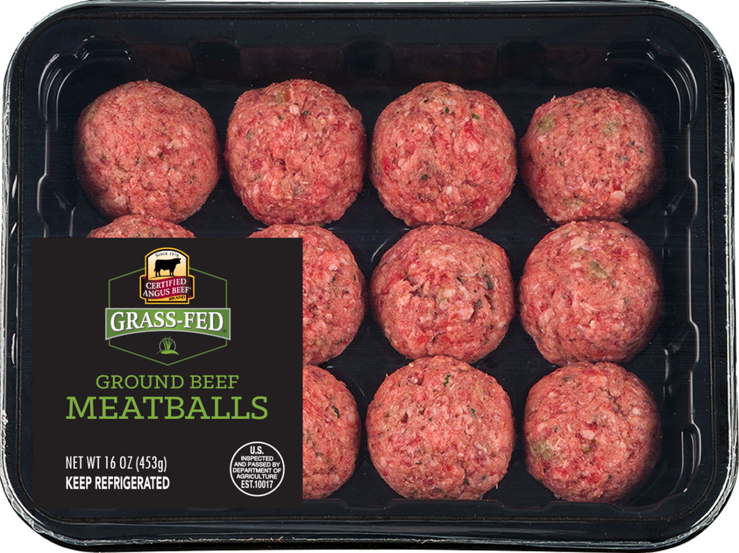 slide 1 of 1, Grass Fed Homestyle Beef Meatballs, 12 CT, 1 Lb., 12 ct, 1 lb