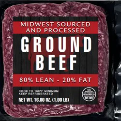 Locally Sourced 80/20 Ground Beef, 1 Lb.