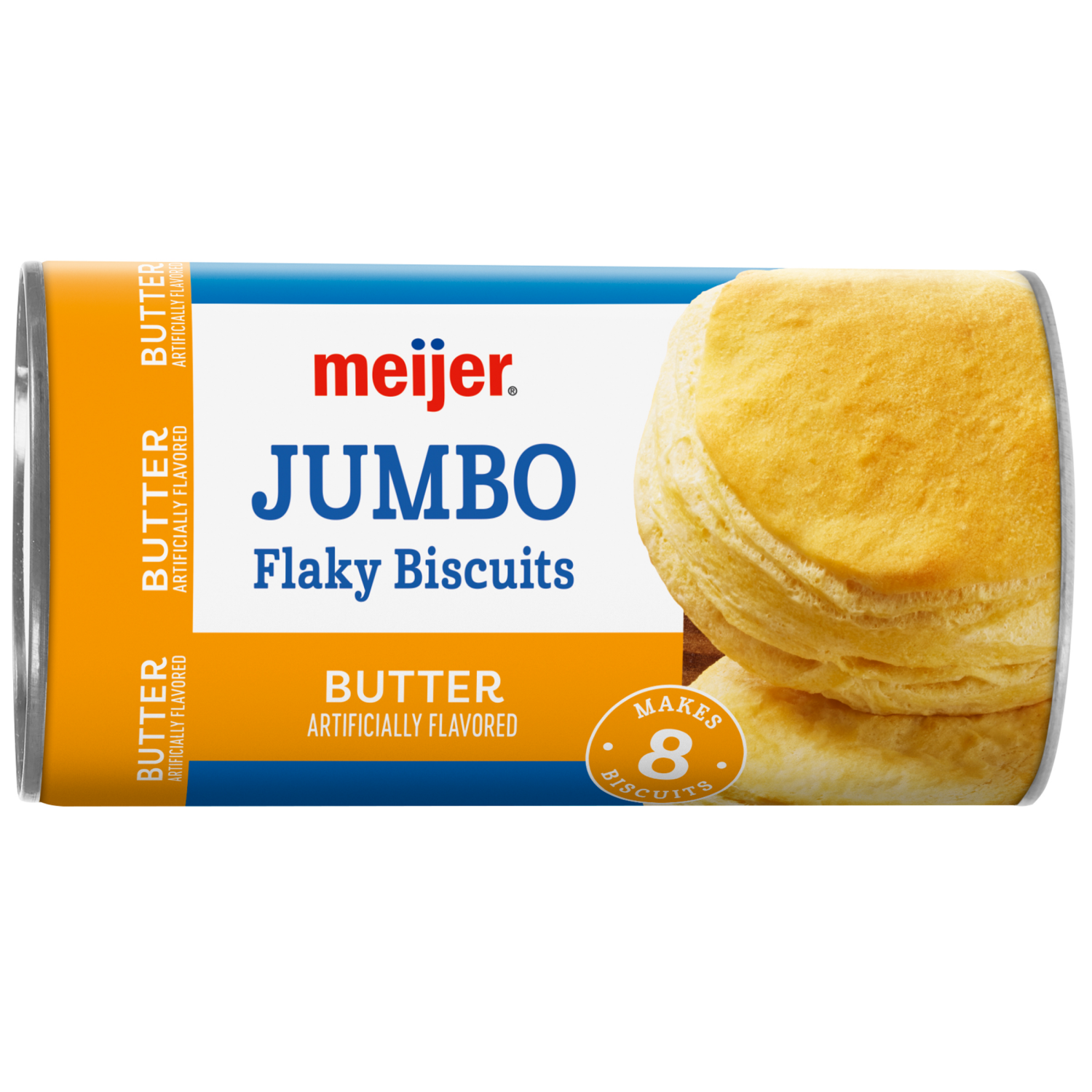 slide 1 of 4, Meijer Jumbo Flaky Butter Biscuits, 16 oz, 16 oz