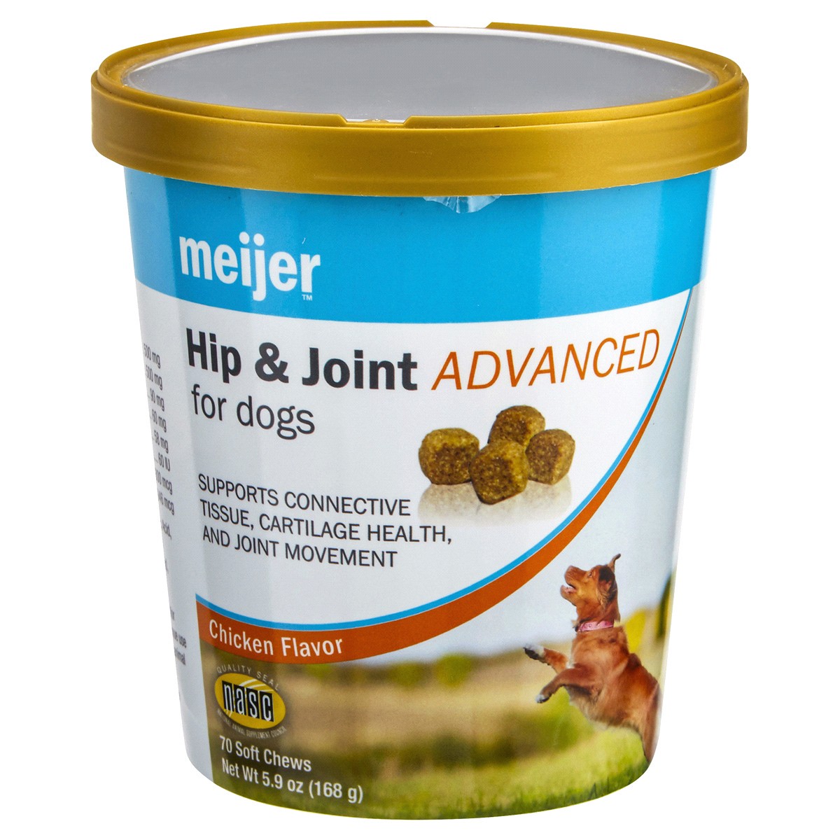 slide 1 of 3, Meijer Dog Glucosamine Ds Plus Level 2, Soft Chew, 70 ct