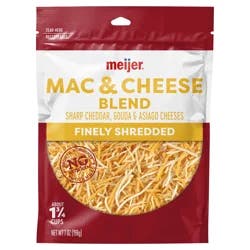 Meijer Shred Sharp Gouda Asiago Mac N C
