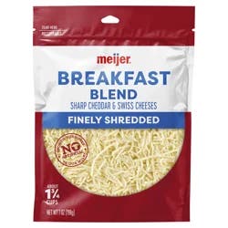 Meijer Shred Chs Breakfast Sharp & Swiss