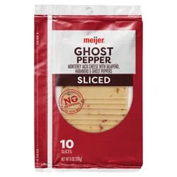 Meijer Sliced Ghost Pepper Cheese - 6 oz
