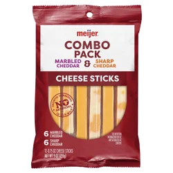 Meijer Combo Marble and Sharp Cheese Sticks, 9 oz
