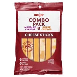 Meijer Combo Marble and Sharp Cheese Sticks, 9 oz