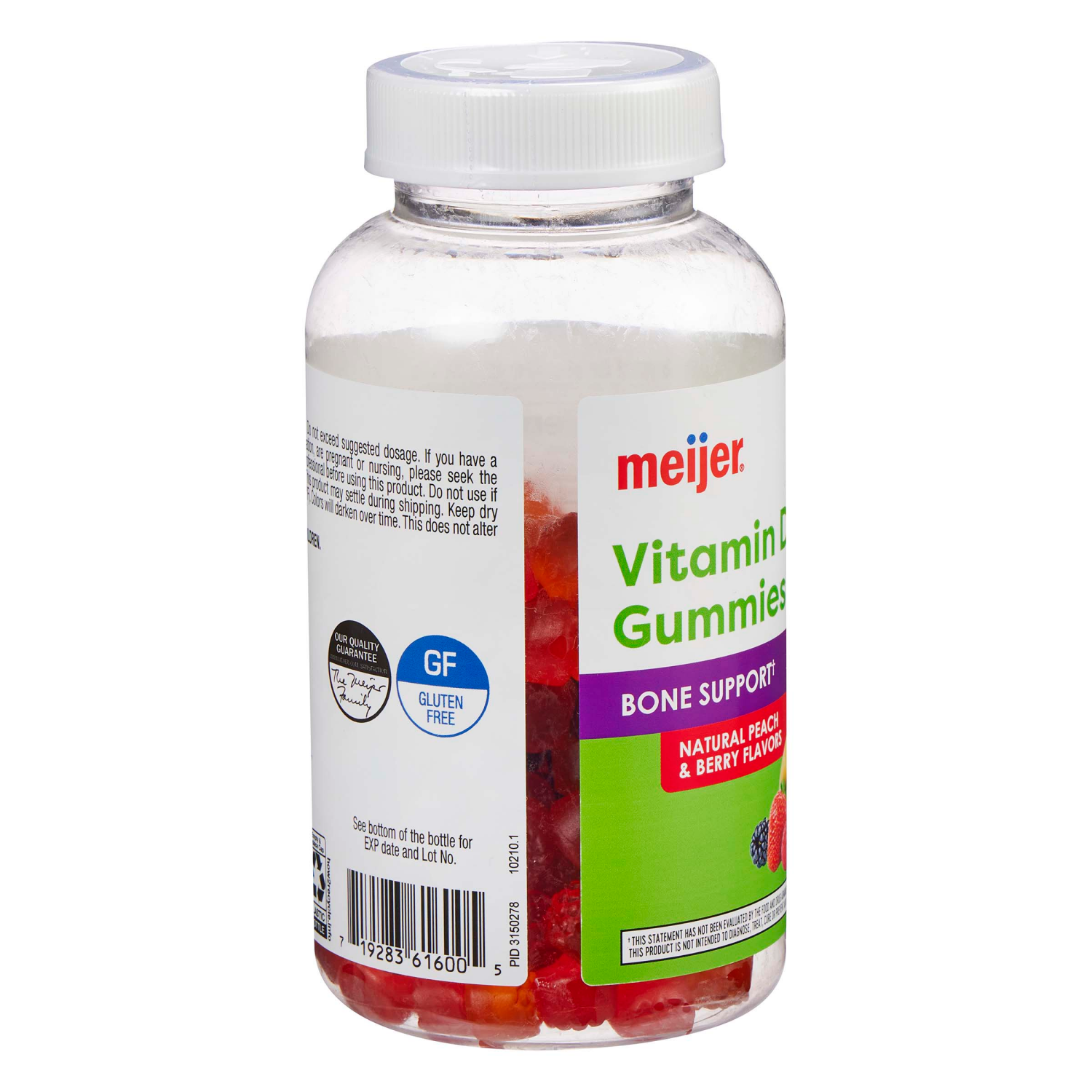 slide 2 of 4, Meijer Gummy Adult Vitamin D3, 150 ct