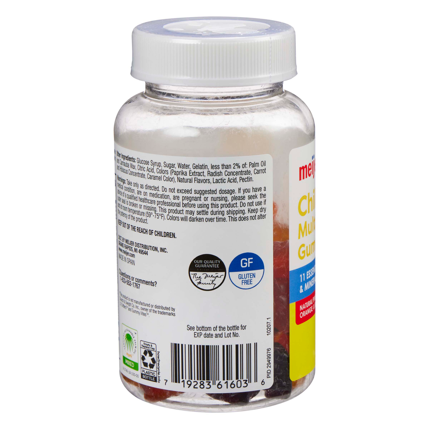 slide 4 of 4, Meijer Child Multivitamin Gummy, 70 ct, 70 ct