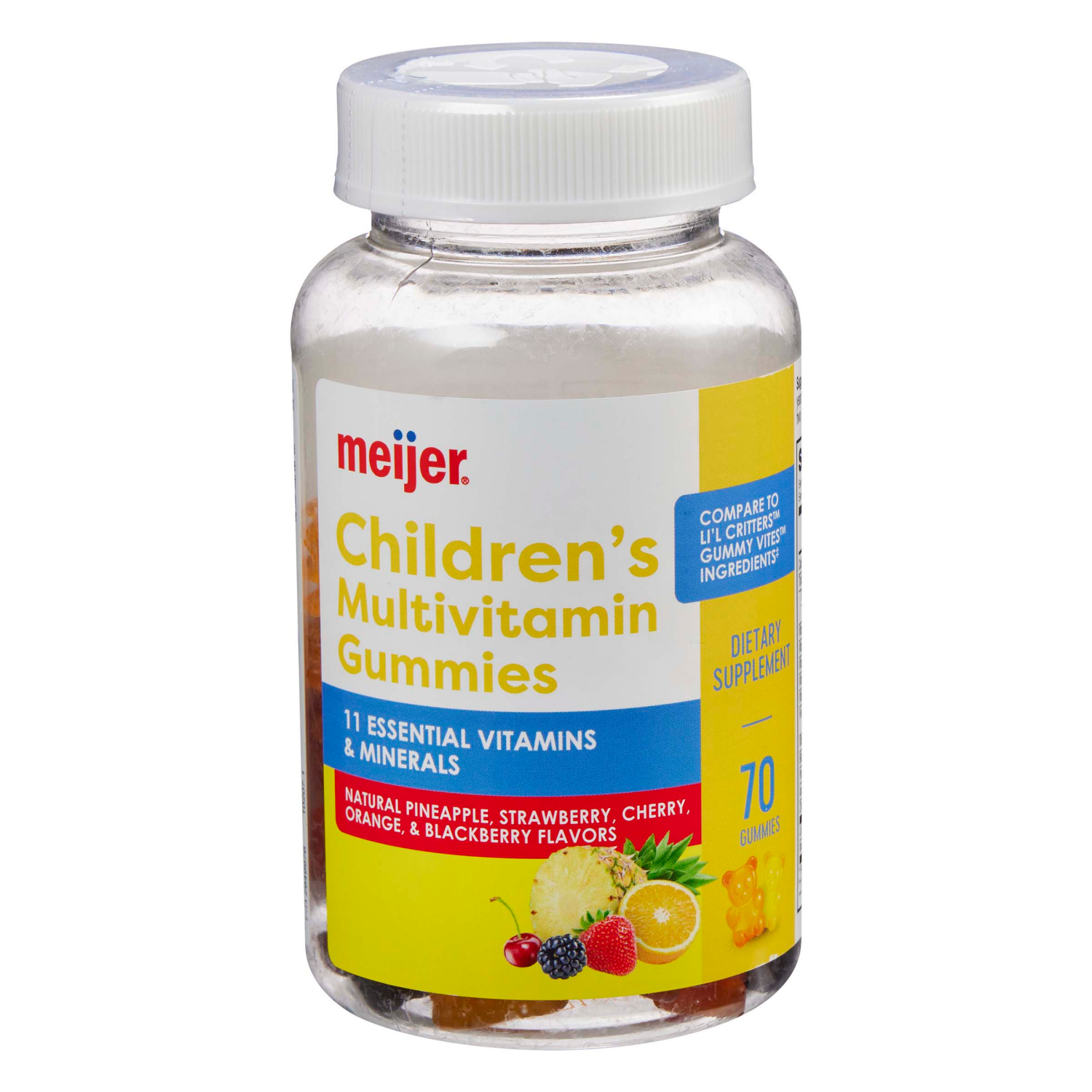 slide 1 of 4, Meijer Child Multivitamin Gummy, 70 ct, 70 ct