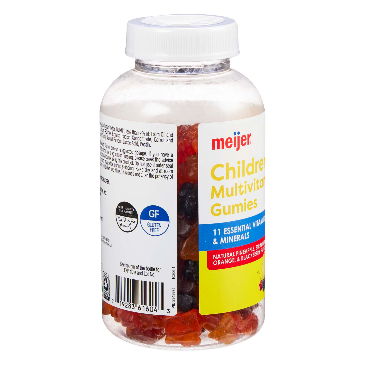 slide 2 of 4, Meijer Children's Gummy Multivitamin, 190 ct