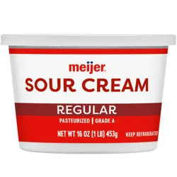 Meijer All Natural Sour Cream