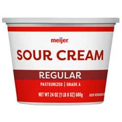 Meijer All Natural Sour Cream