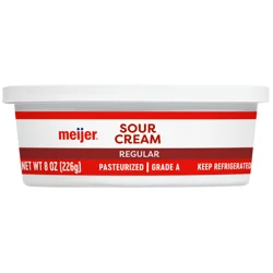 Meijer All Natural Sour Cream - 8 oz