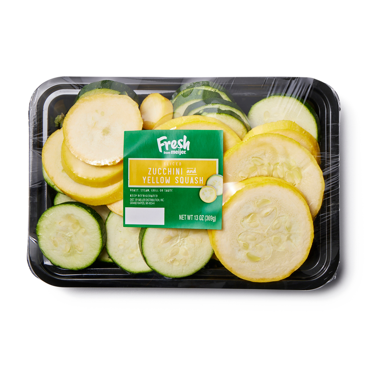 slide 1 of 9, Fresh from Meijer Sliced Zucchini & Yellow Squash, 13 oz, 13 oz