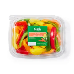 Fresh from Meijer Sliced Pepper Blend, 10 oz