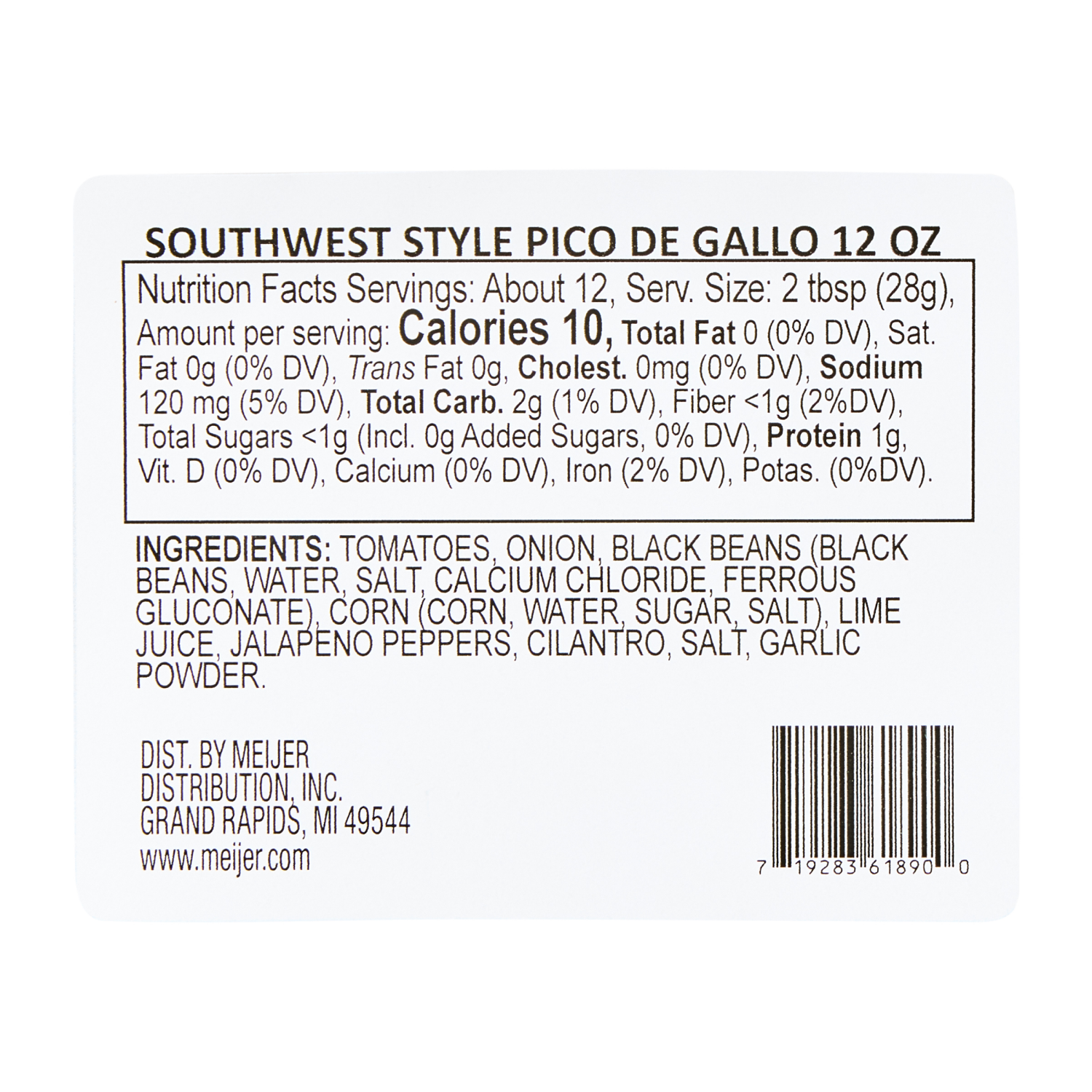 slide 2 of 3, Fresh from Meijer Southwest Pico Do Gallo, 12 oz, 12 oz