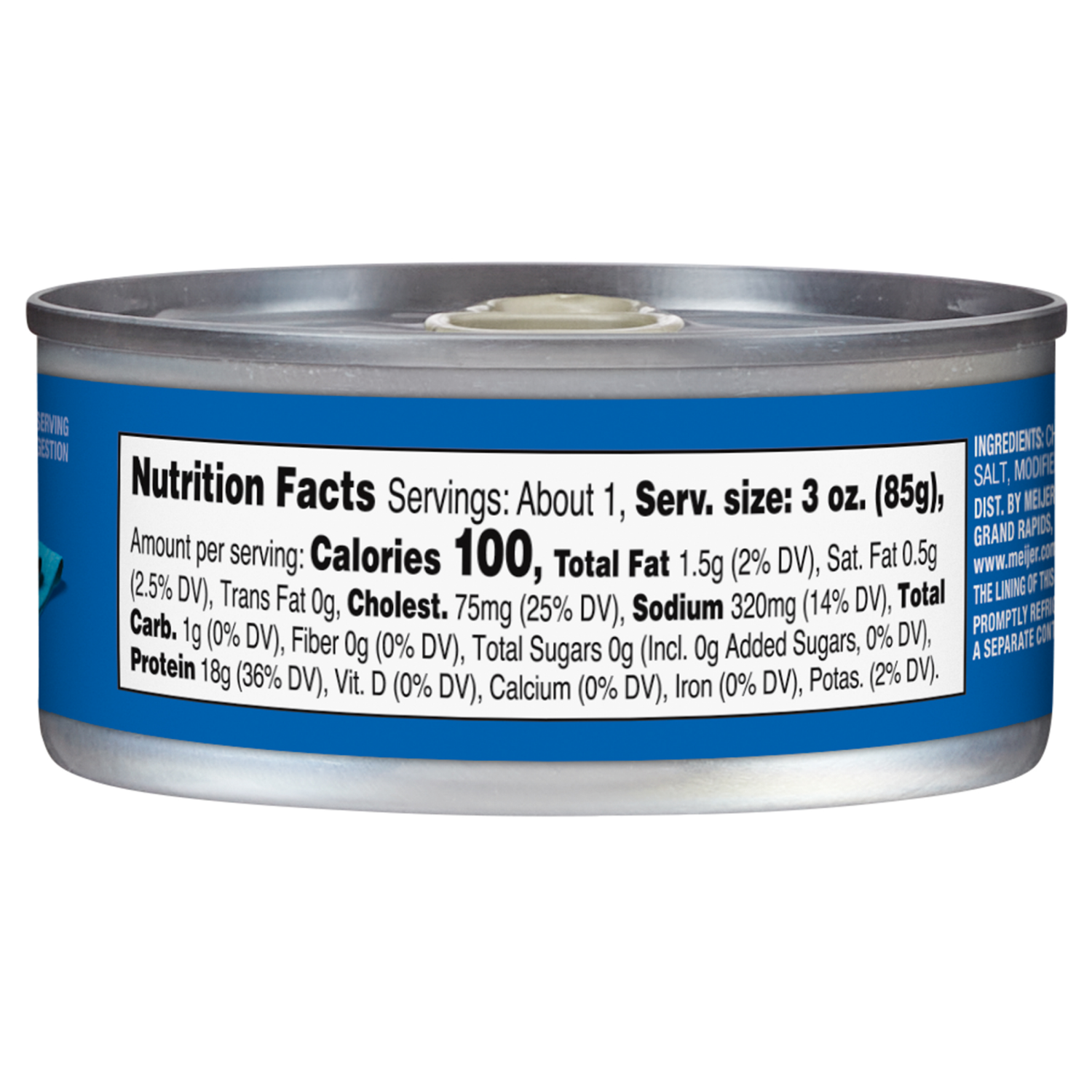 slide 3 of 3, Meijer Chunk White Chicken Meat, 5 oz