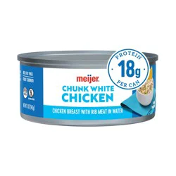 Meijer Chunk White Chicken Meat, 5 Oz