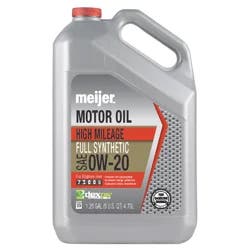 Meijer 0W20 Full Synthetic High Mileage Oil
