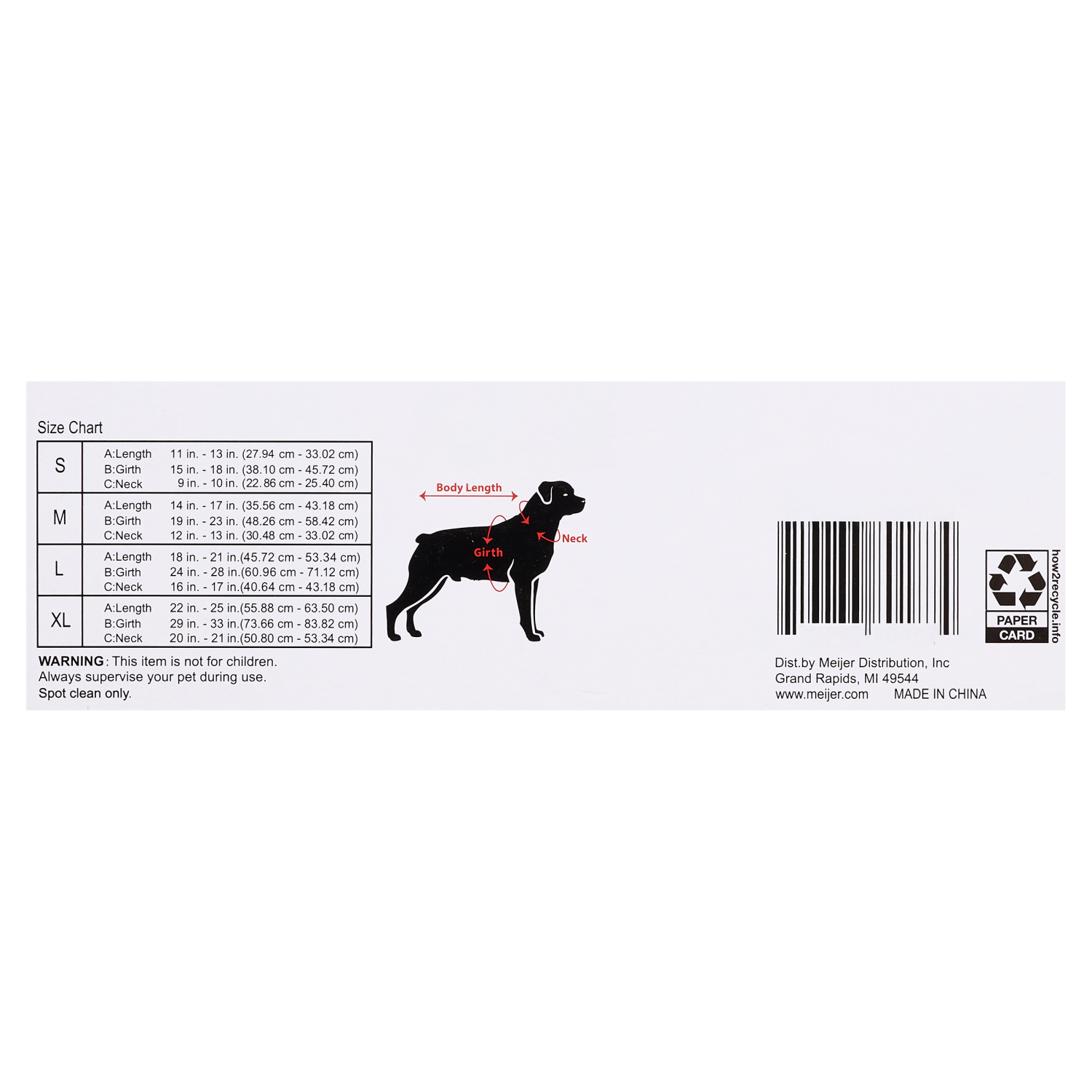 slide 3 of 3, Meijer Mjr Holiday Pet Pajama Buffalo Check Xl, 1 ct