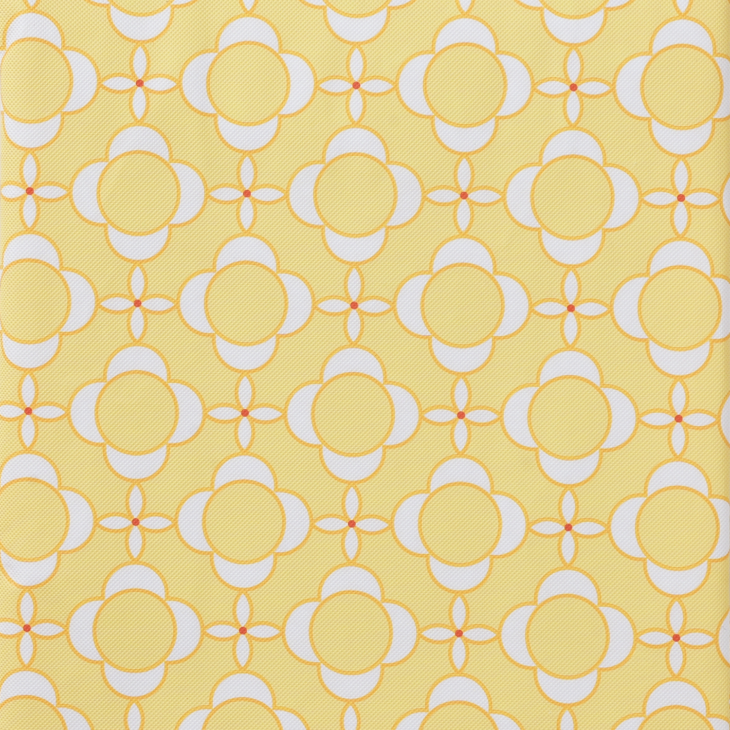 slide 3 of 4, Meijer Corporate Seasonal Mcs Easter Geo Yellow Peva Tablecloth, 60 In X 84 In, 60 x 84 