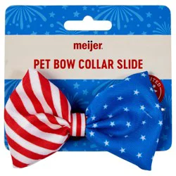 Meijer Americana Pet Bow Collar Slide
