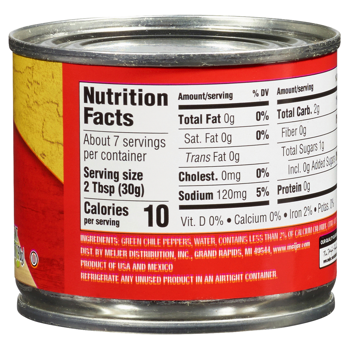 slide 2 of 3, Meijer Green Chilies Diced, 7 oz