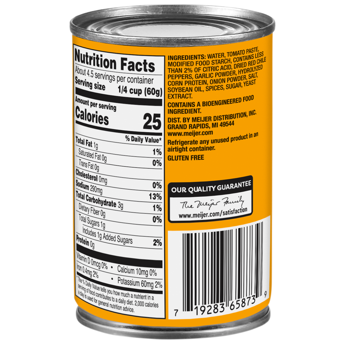 slide 2 of 2, Meijer Red Mild Enchilada Sauce, 10 oz