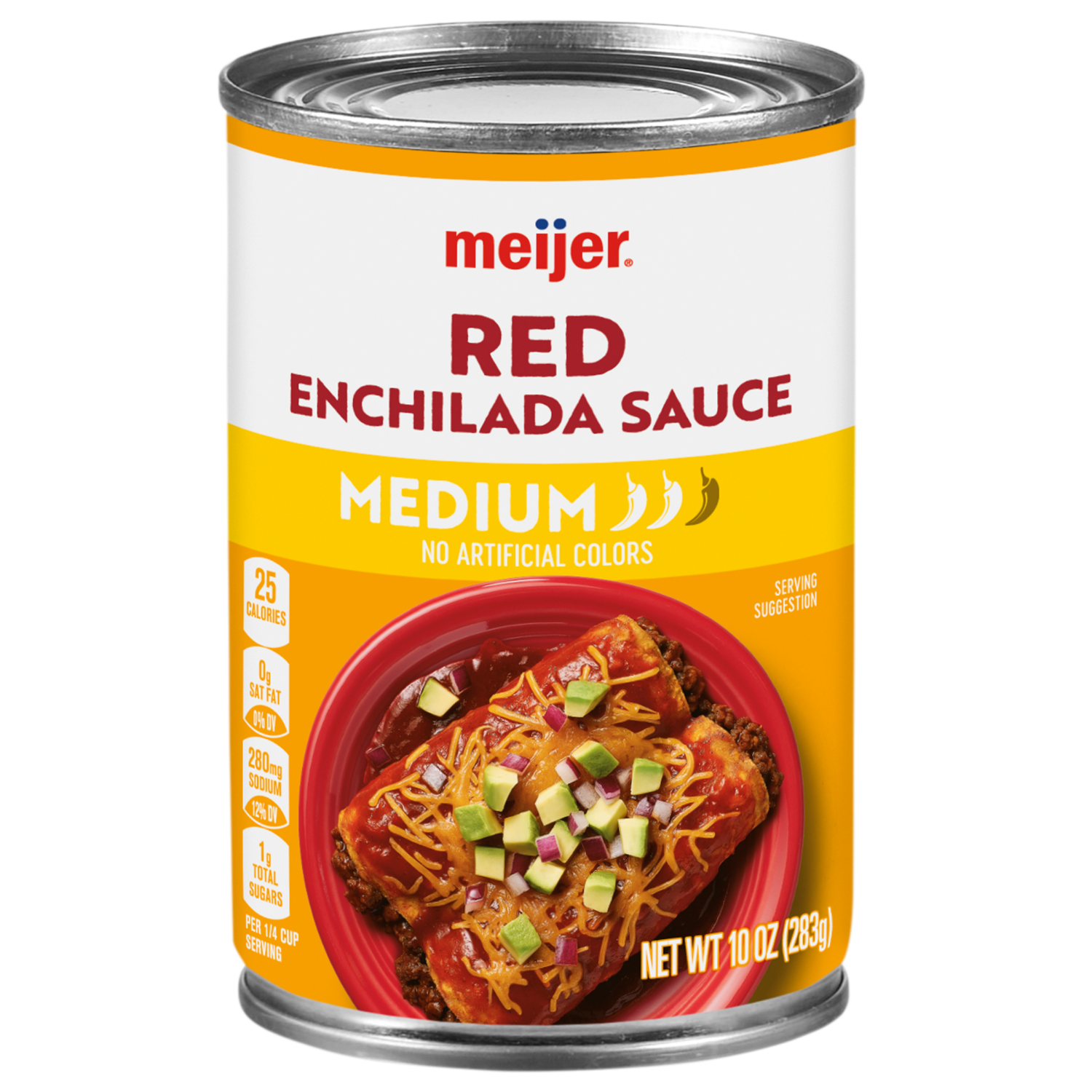 slide 1 of 2, Meijer Red Medium Enchilada Sauce, 10 oz