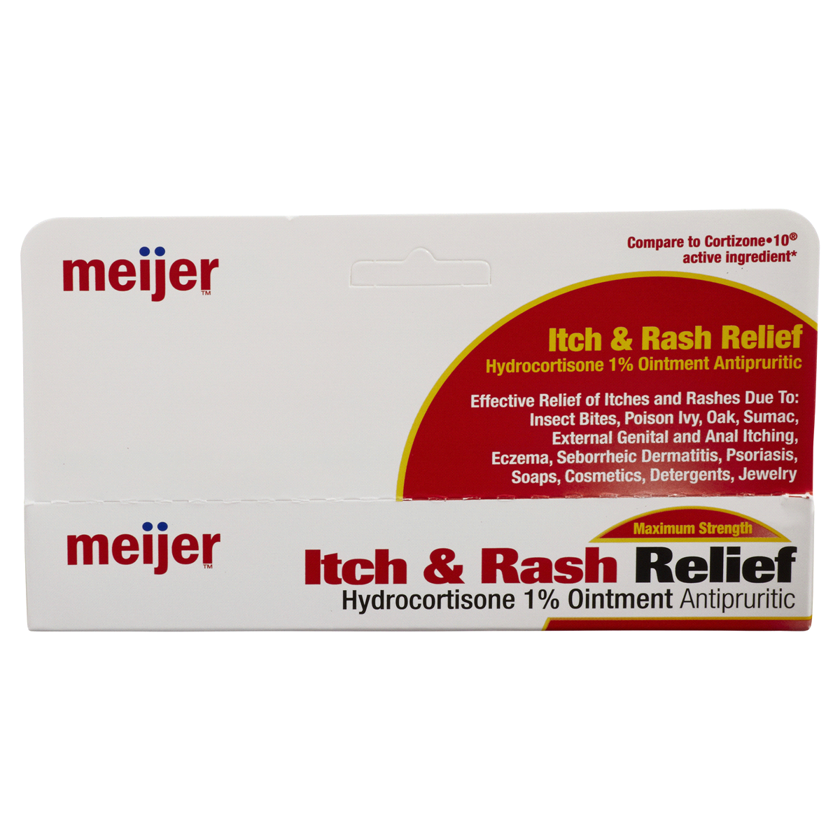 slide 3 of 4, Meijer Hydrocortisone Ointment 1%, 1 oz