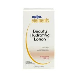 Meijer Elements Beauty Hydrating Lotion, Spf 15, 6 Oz